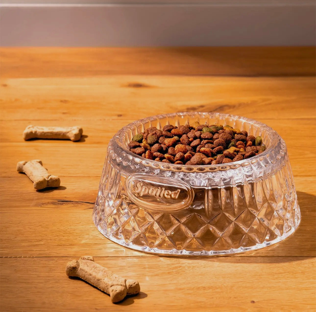 ‘Spoiled’ Godinger Crystal Pet Bowl