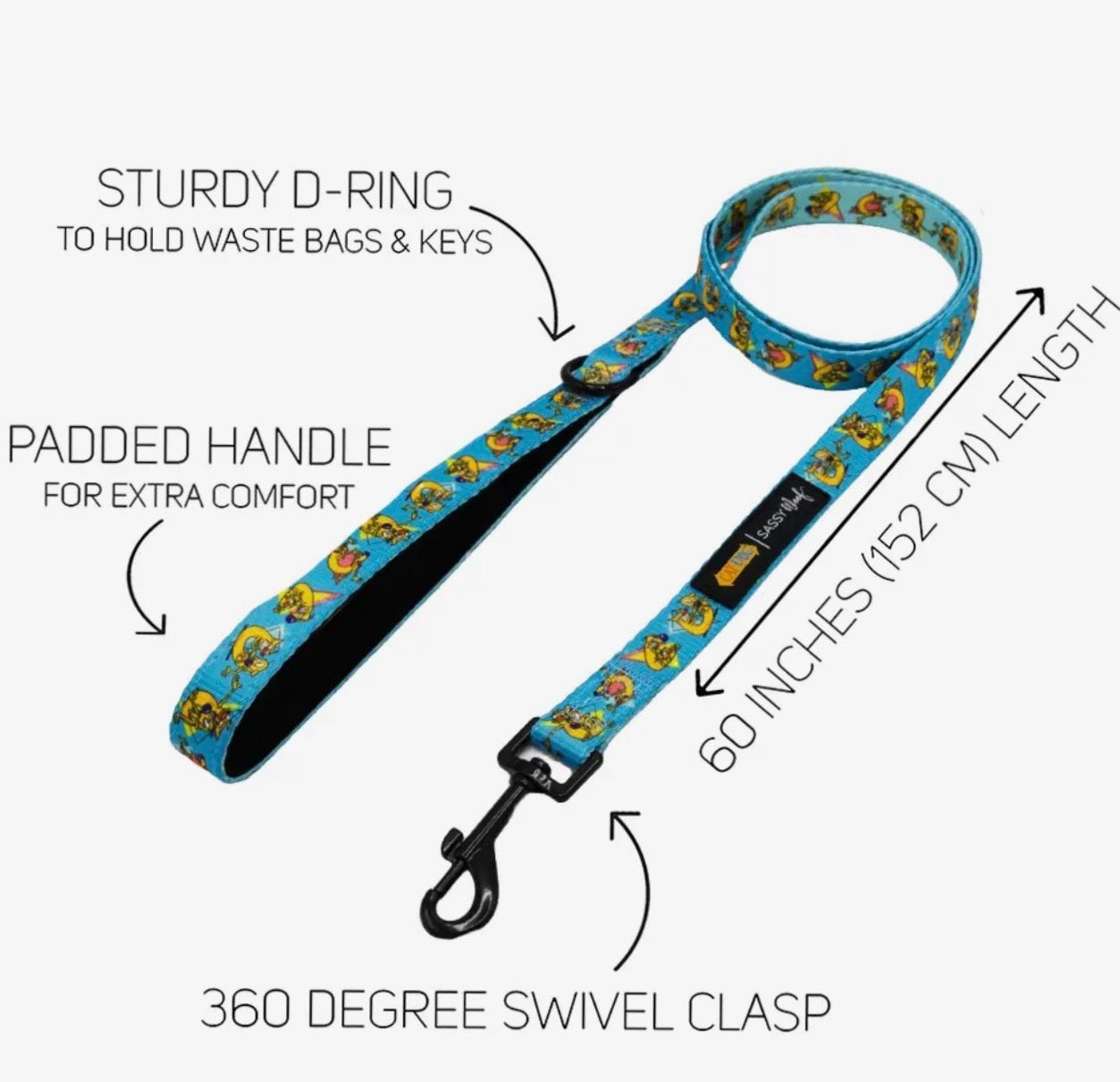 Sassy Woof x CatDog™ Leash
