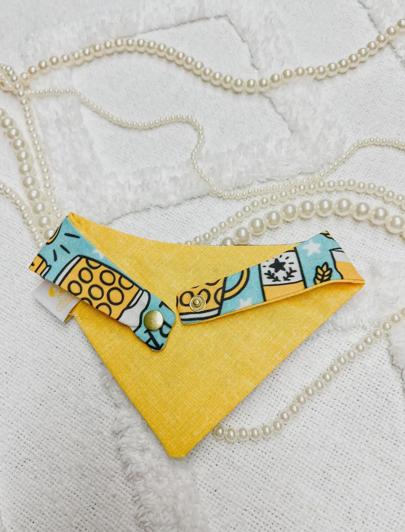 The Brew Crew - Handmade Bandana, Snap On