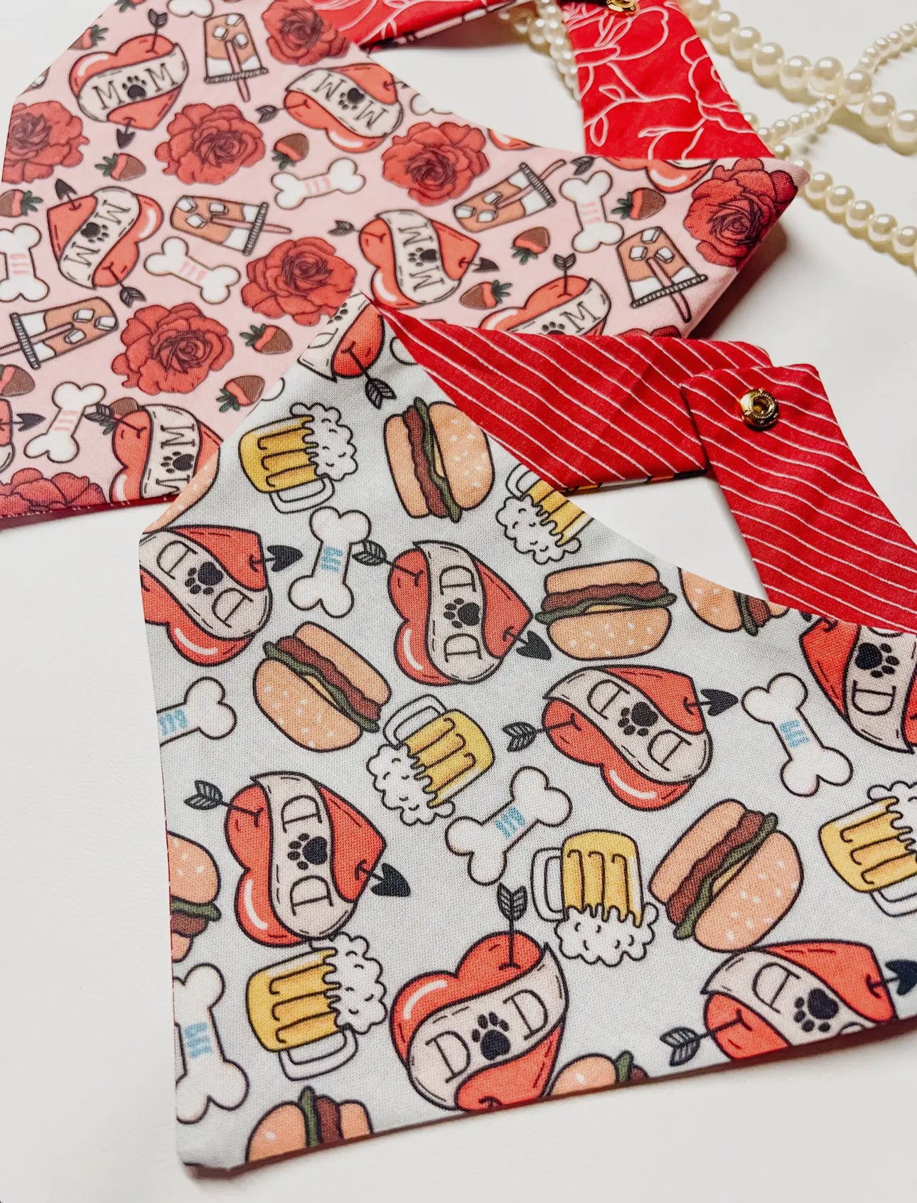 Tats & Treats - Handmade Bandana, Snap On