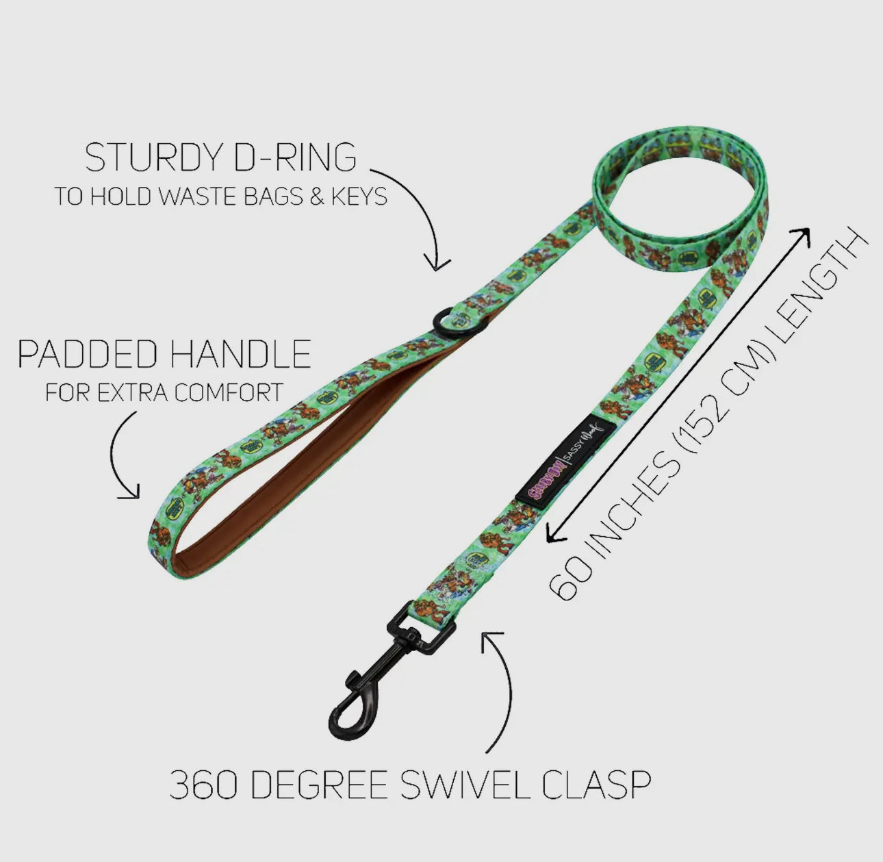 Sassy Woof x Scooby-Doo™ Leash