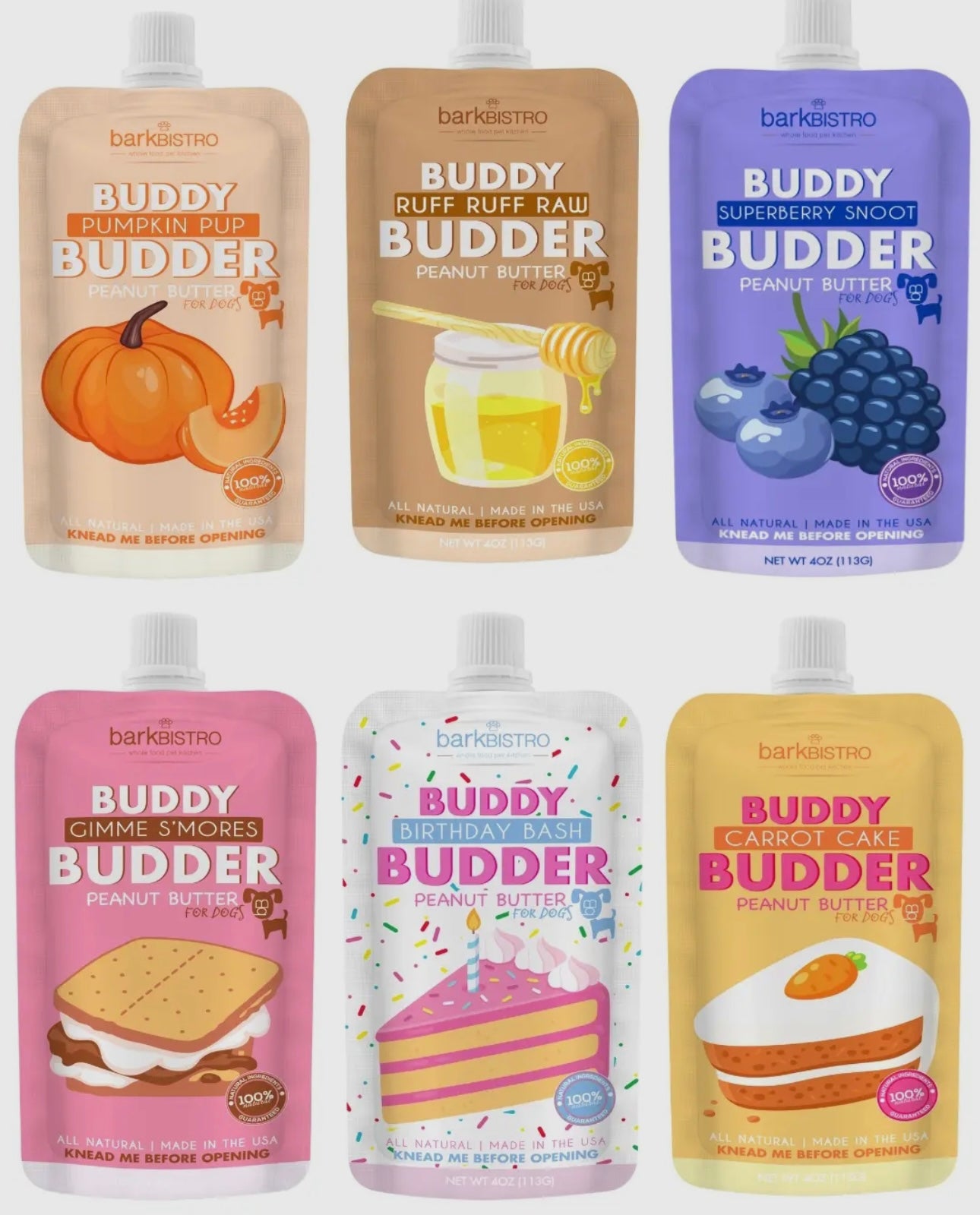 Barkbistro Buddy Butter 4oz Squeeze Pack
