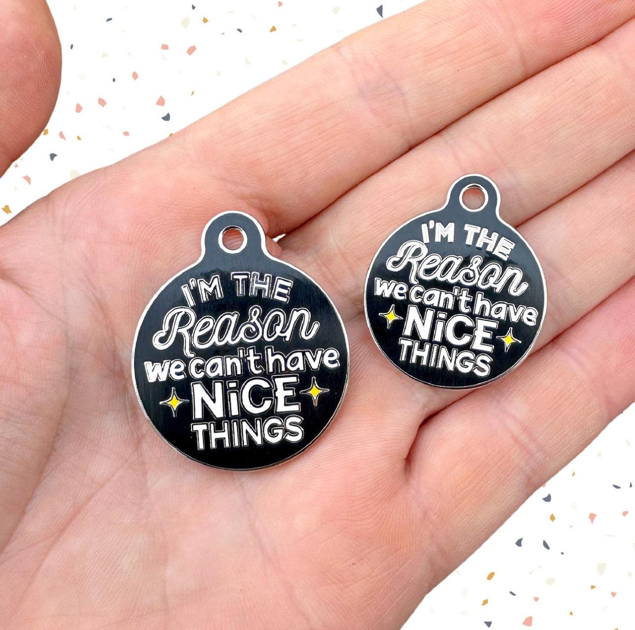 Collar ID Tag (Engraved QR Code)