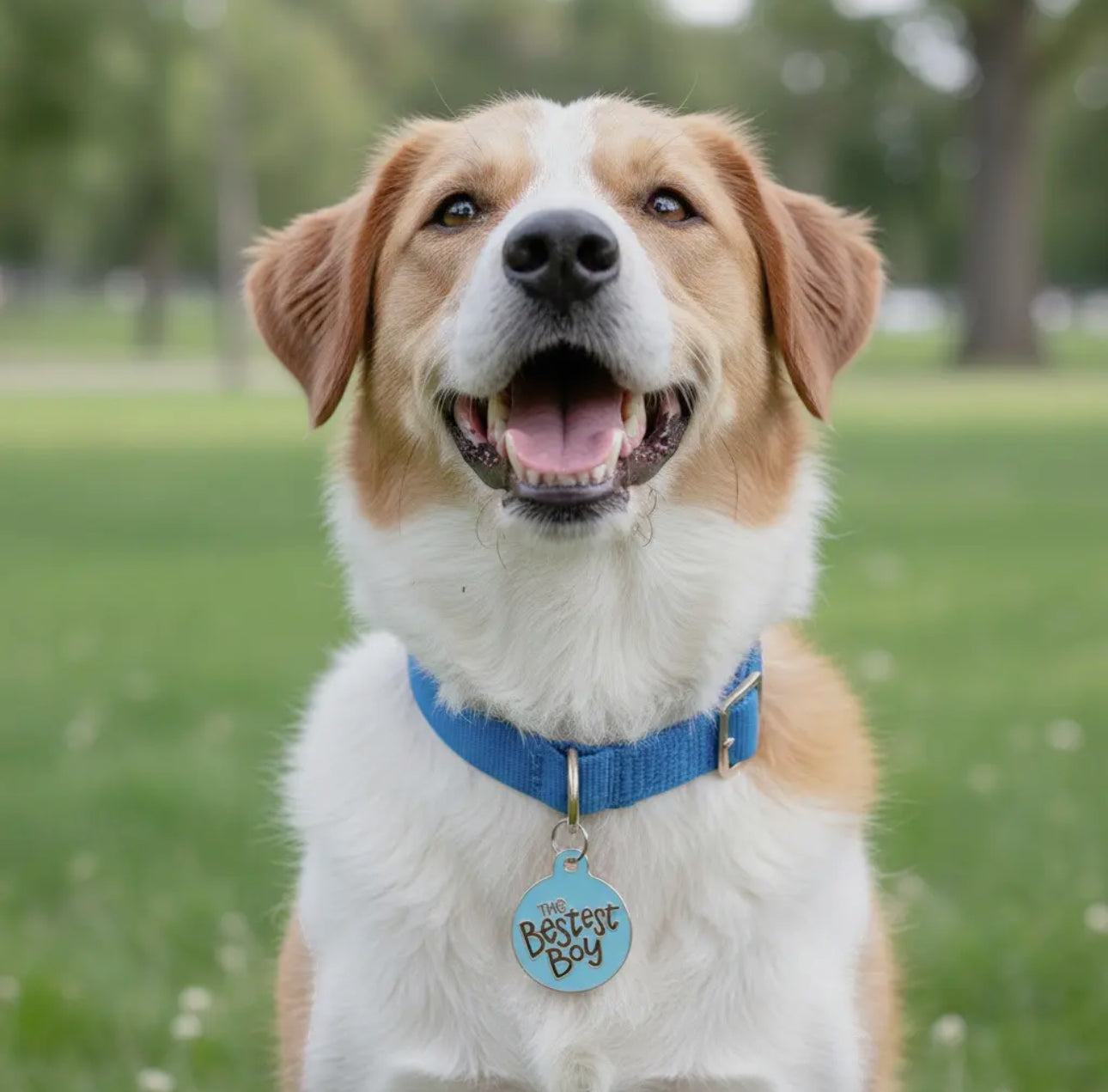 Collar ID Tag (Engraved QR Code)