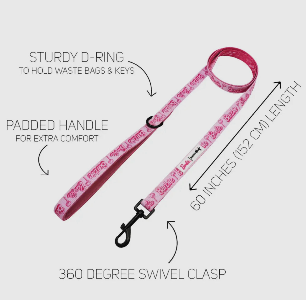 Sassy Woof x Malibu Barbie Leash