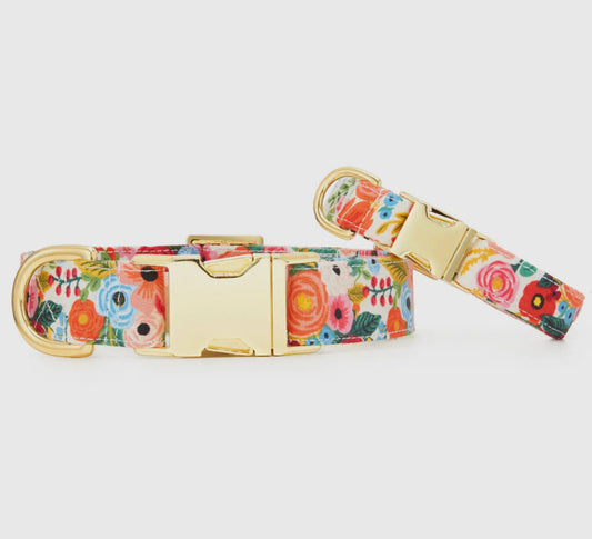 The Foggy Dog x Rifle Paper Co. ‘Garden Party’ Dog Collar
