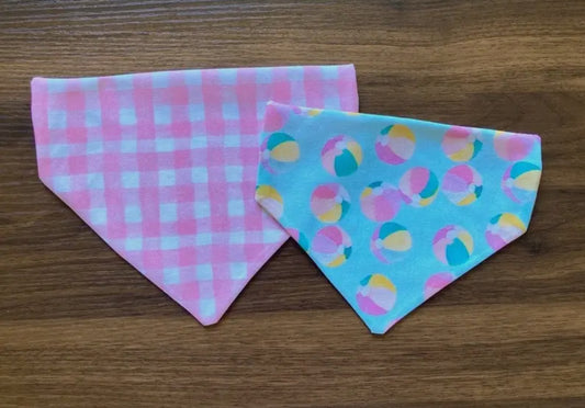 “Beach Ballin’” OTC Reversible Dog Bandana