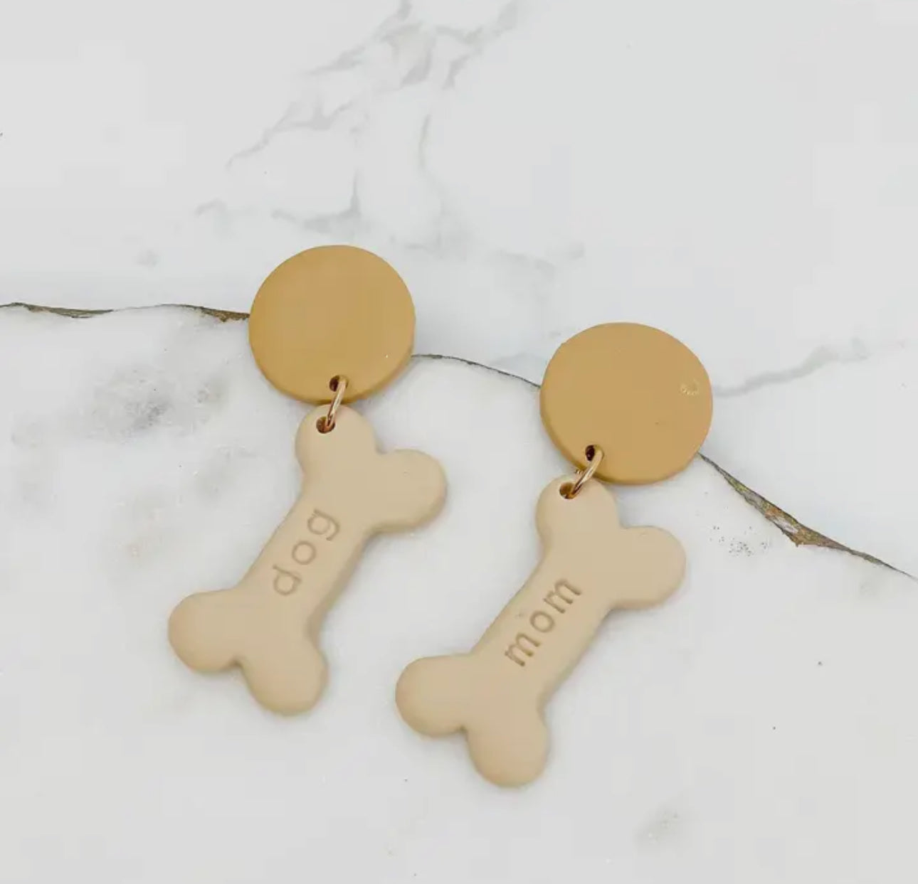 Prep Obsessed ‘Dog Mom’ Dangle Earrings