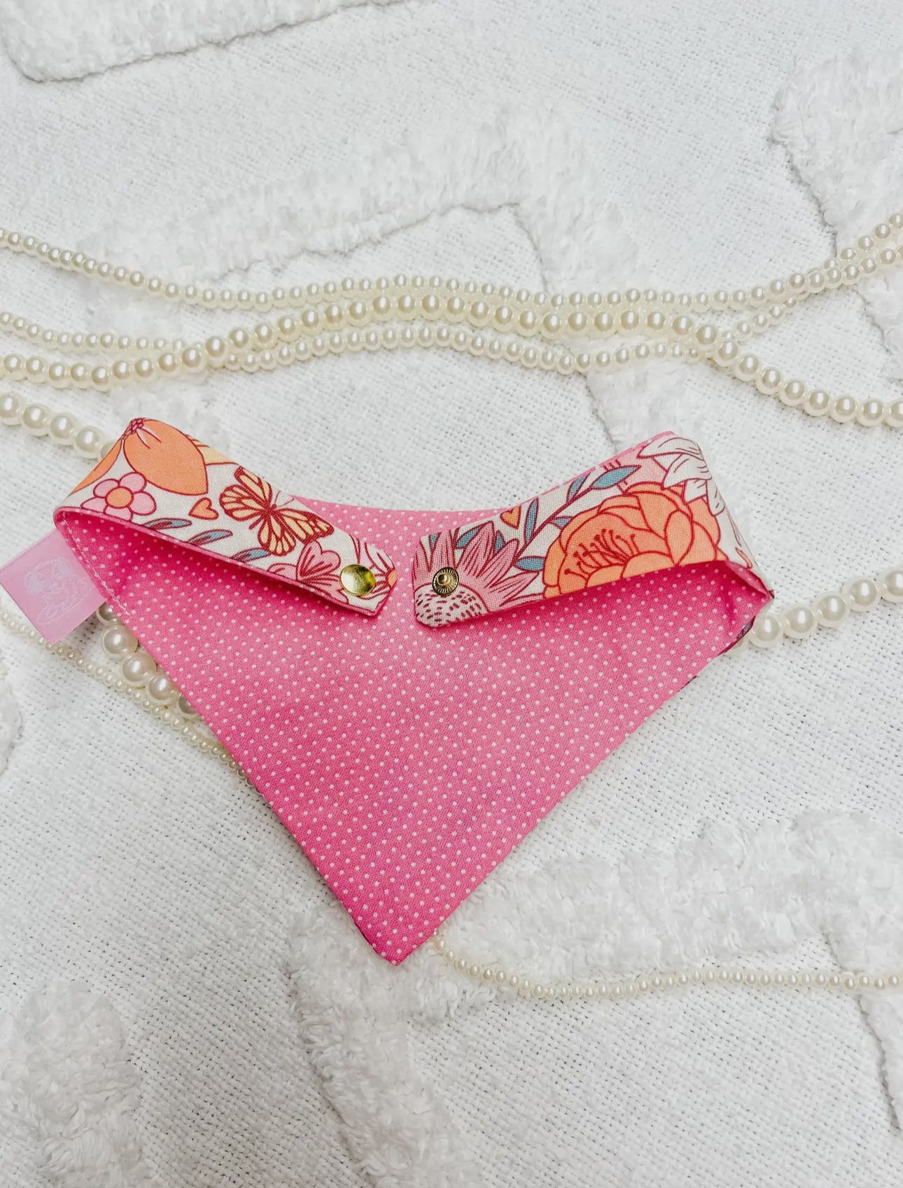 Whimsy Woodland - Handmade Bandana, Snap On