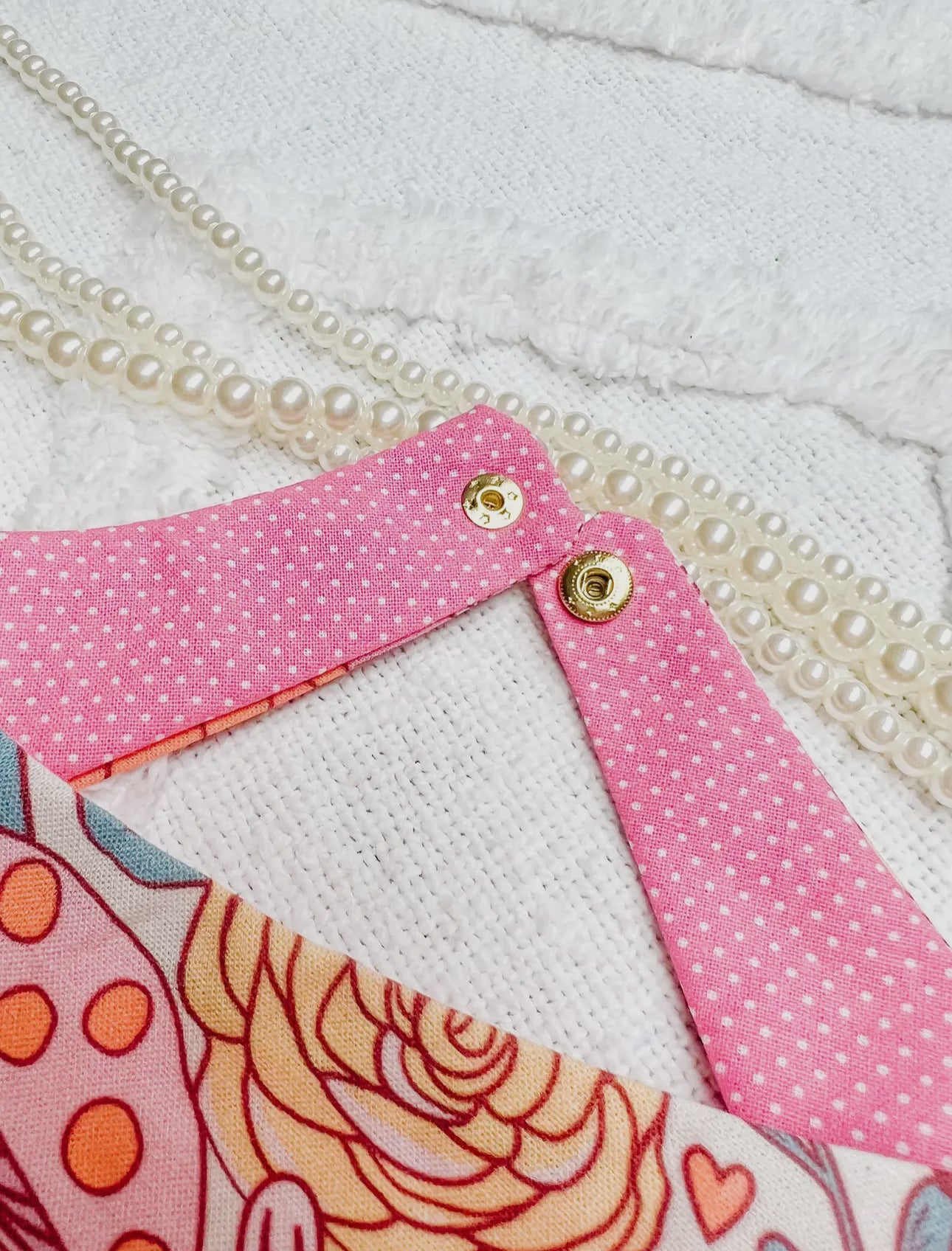 Whimsy Woodland - Handmade Bandana, Snap On