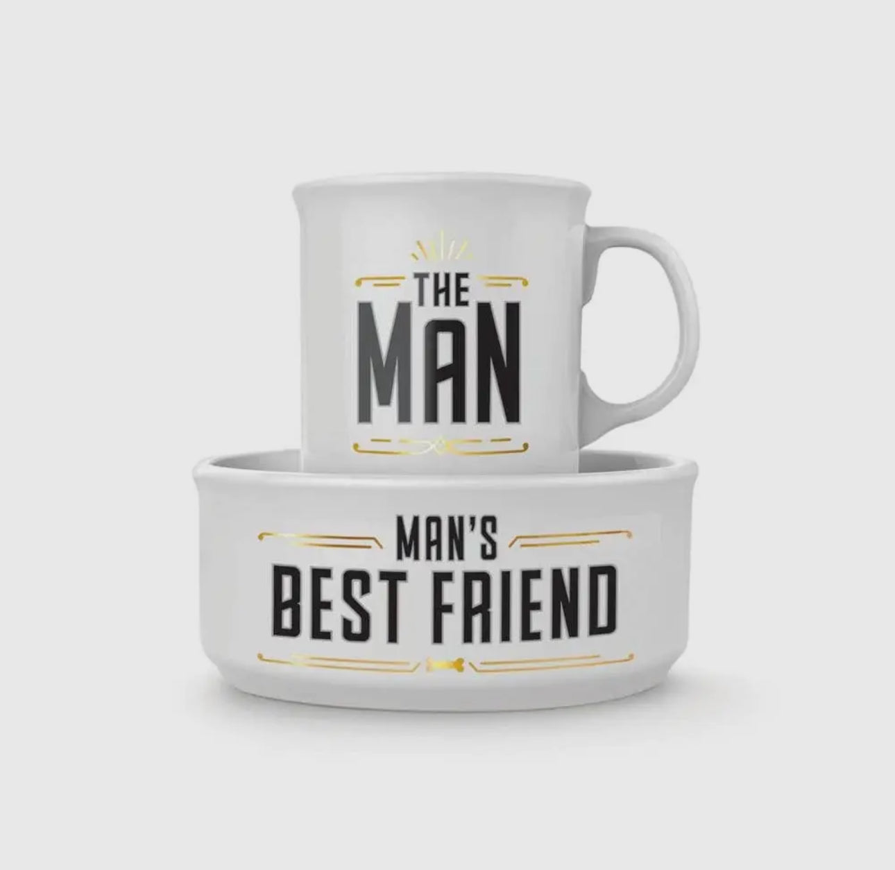 Best Friends Matching Bowl & Mug Set
