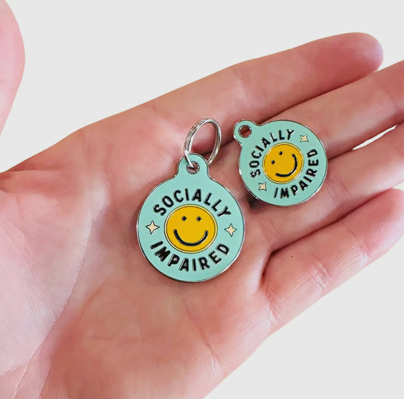 Collar ID Tag (Engraved QR Code)