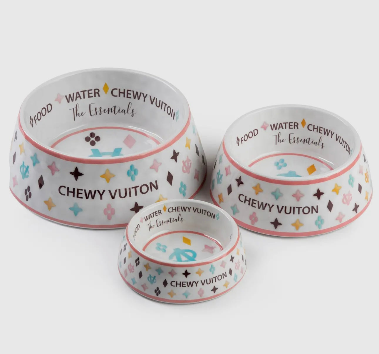 Haute Diggity Dog Chewy Vuiton 3pc (Retro Set — Choose Size)