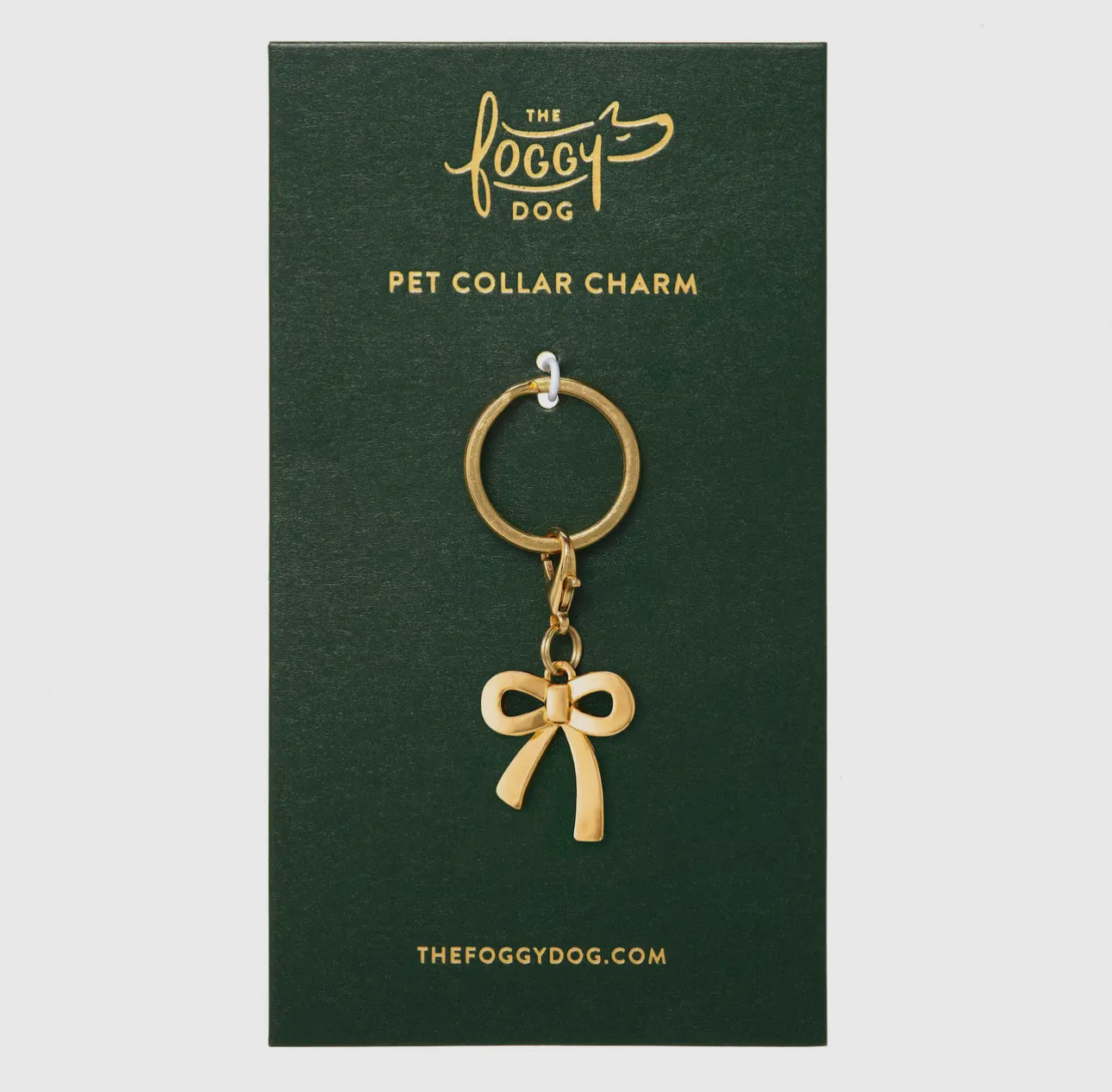 The Foggy Dog Bow Collar Charm