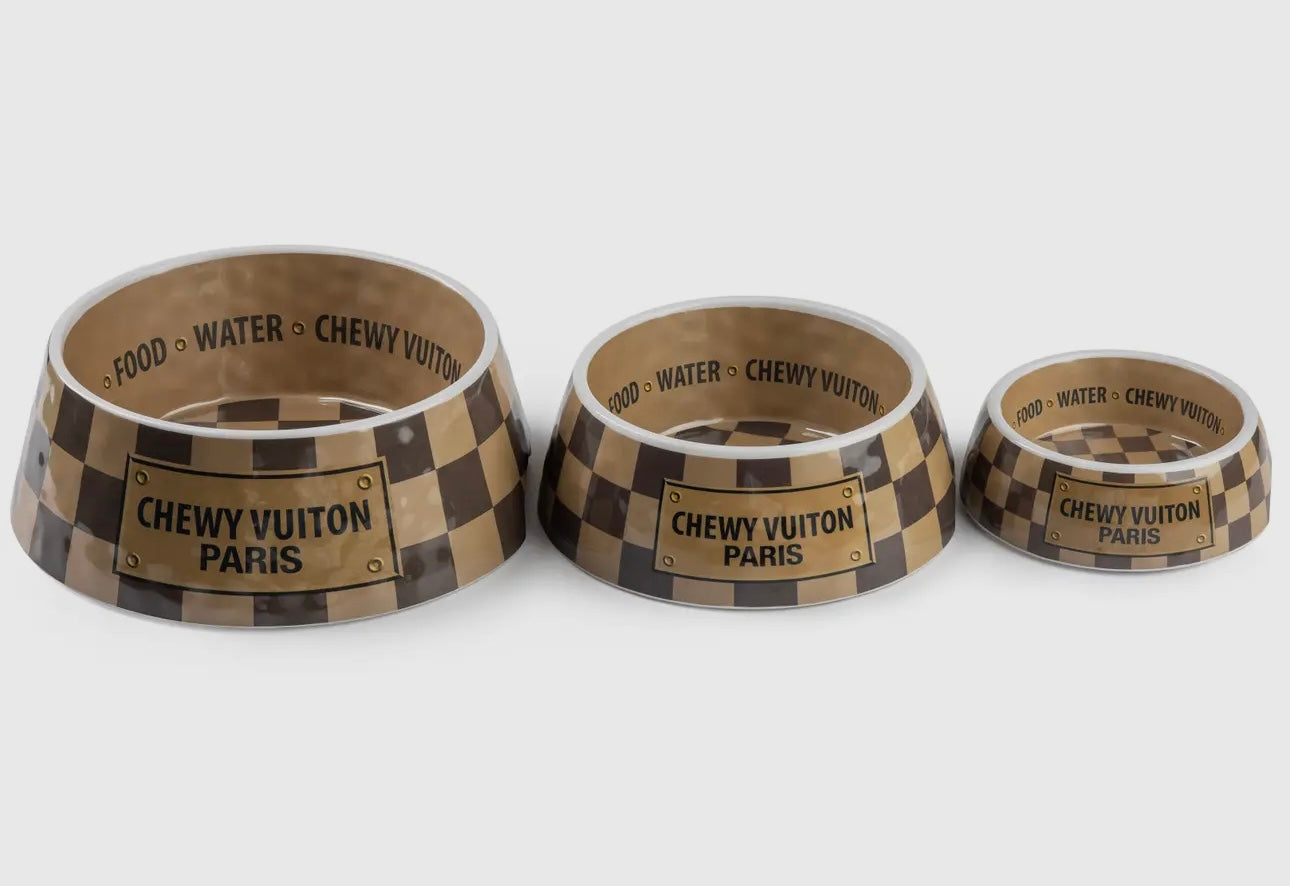 Haute Diggity Dog Chewy Vuiton 3pc (Classic Set — Choose Size)