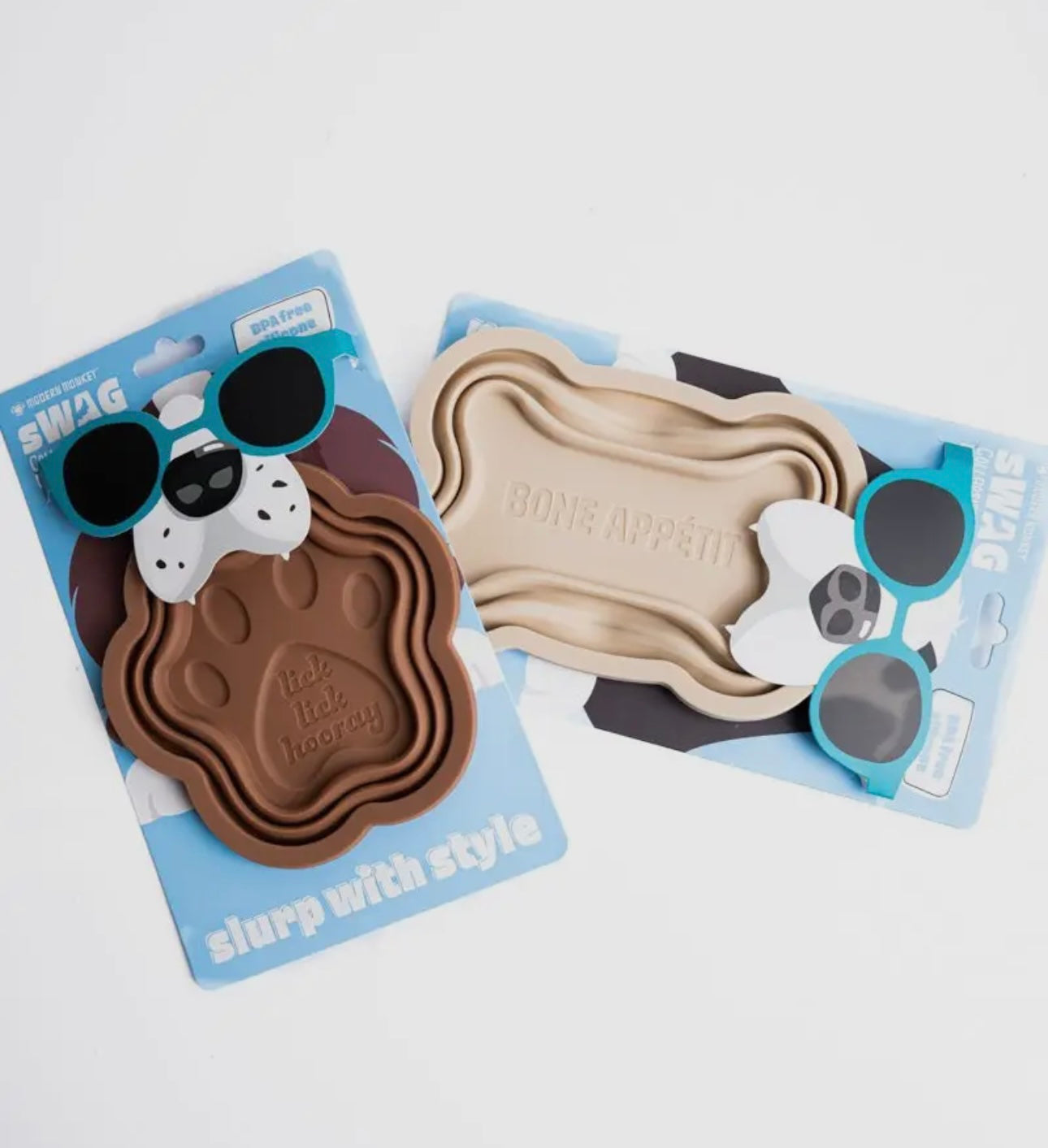 Modern Monkey Collapsible Dog Bowl