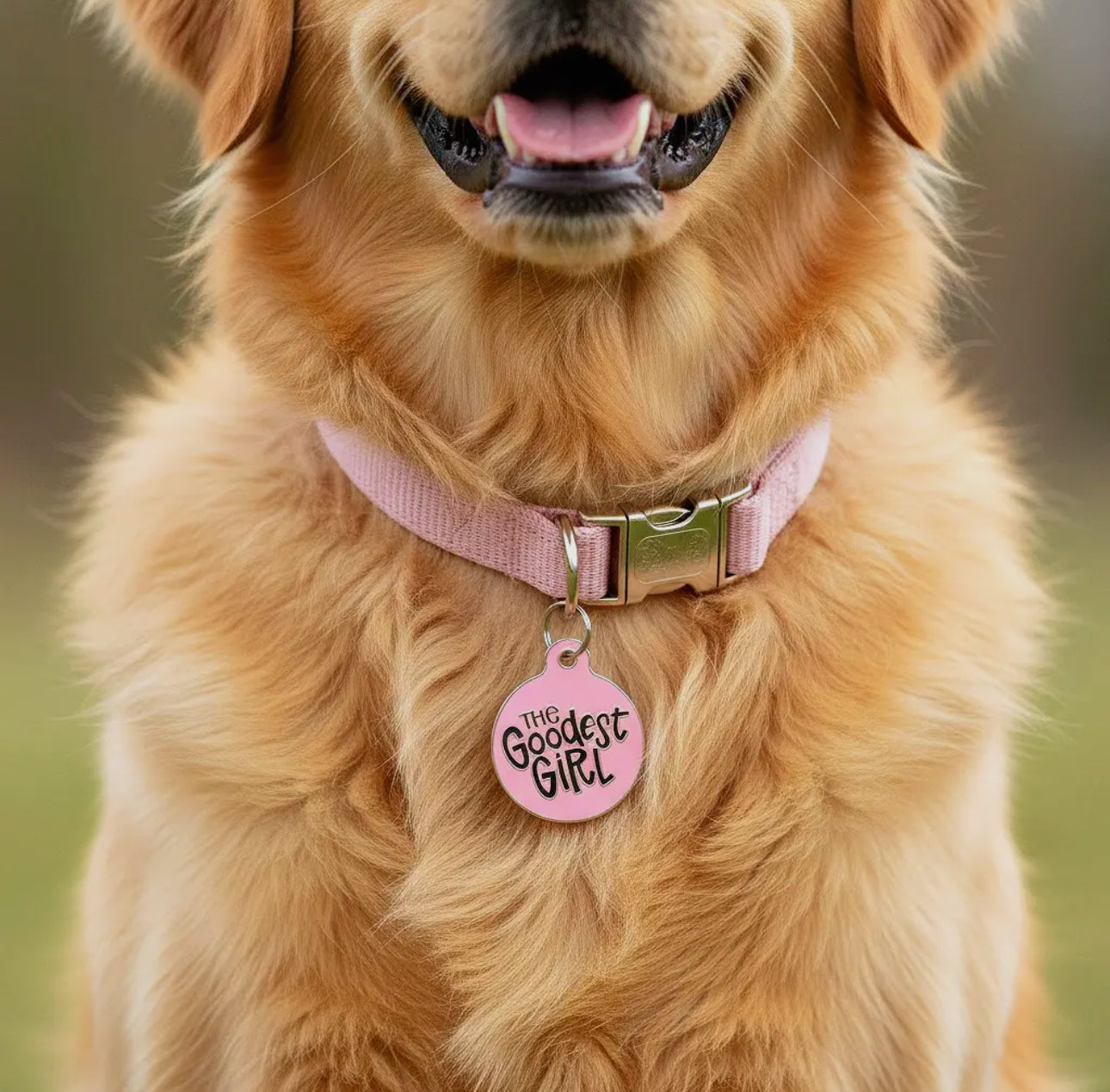 Collar ID Tag (Engraved QR Code)