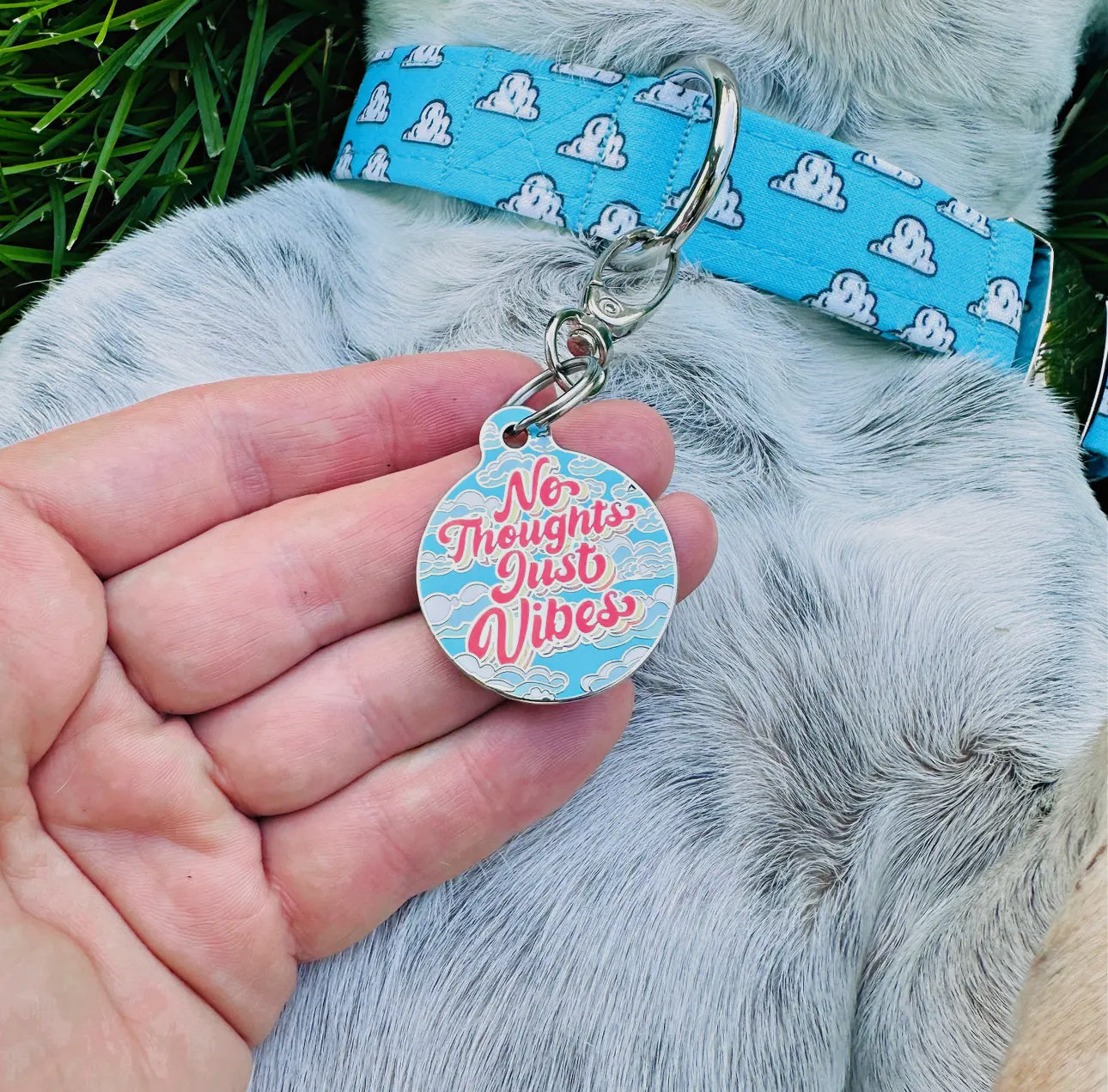 Collar ID Tag (Engraved QR Code)